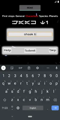 Aurebesh Trainer android App screenshot 3